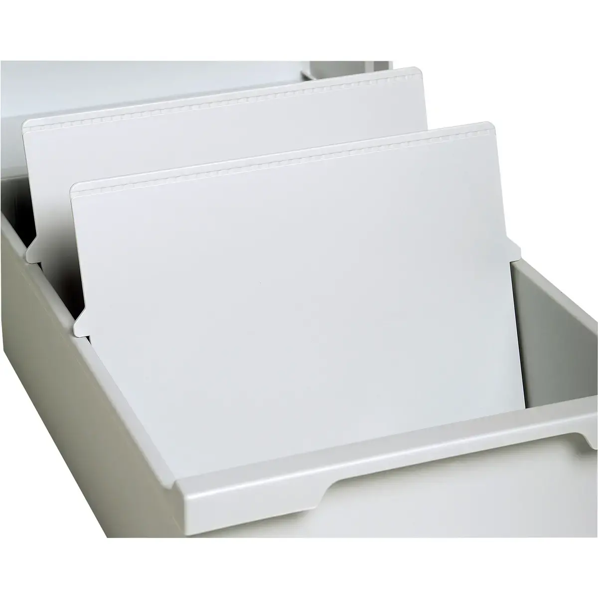 Intercalaire DIN A4 horizontal - Gris lumière - Exacompta