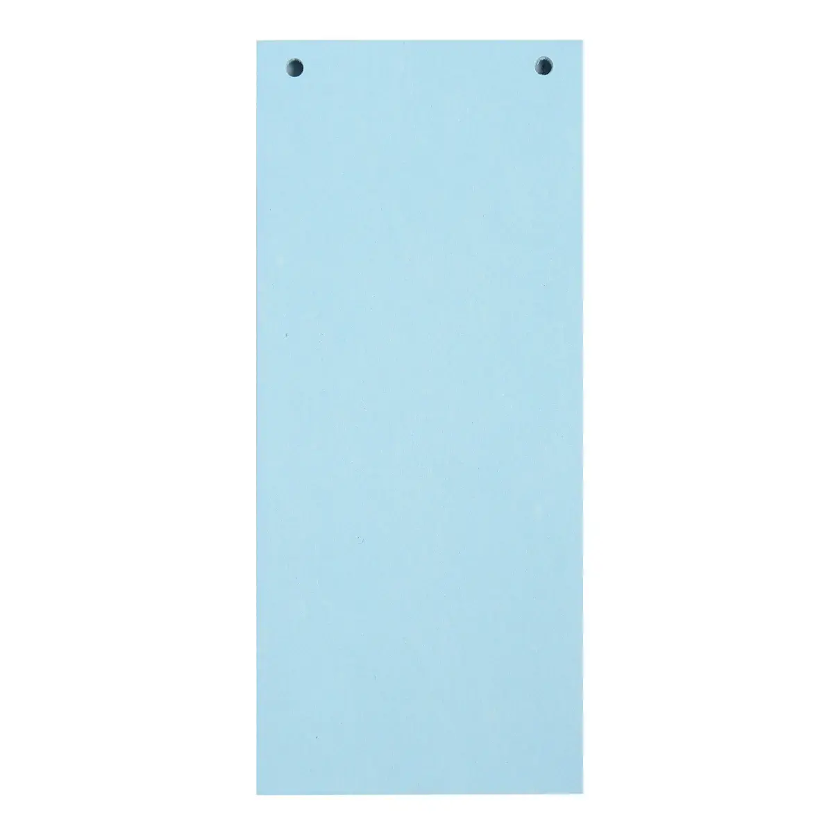 Paquet 100 fiches intercalaires horizontales unies perforées Forever - 105 x 240 mm - Bleu clair - Exacompta