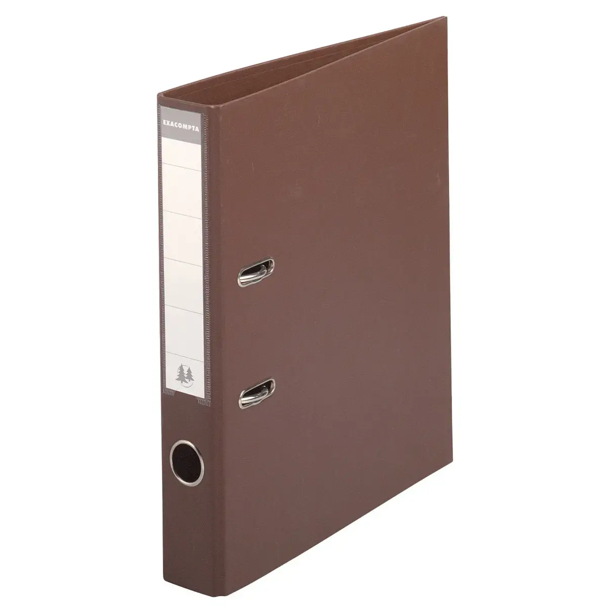 Classeur à levier PVC A4 dos de 50mm. - Marron - EXACOMPTA
