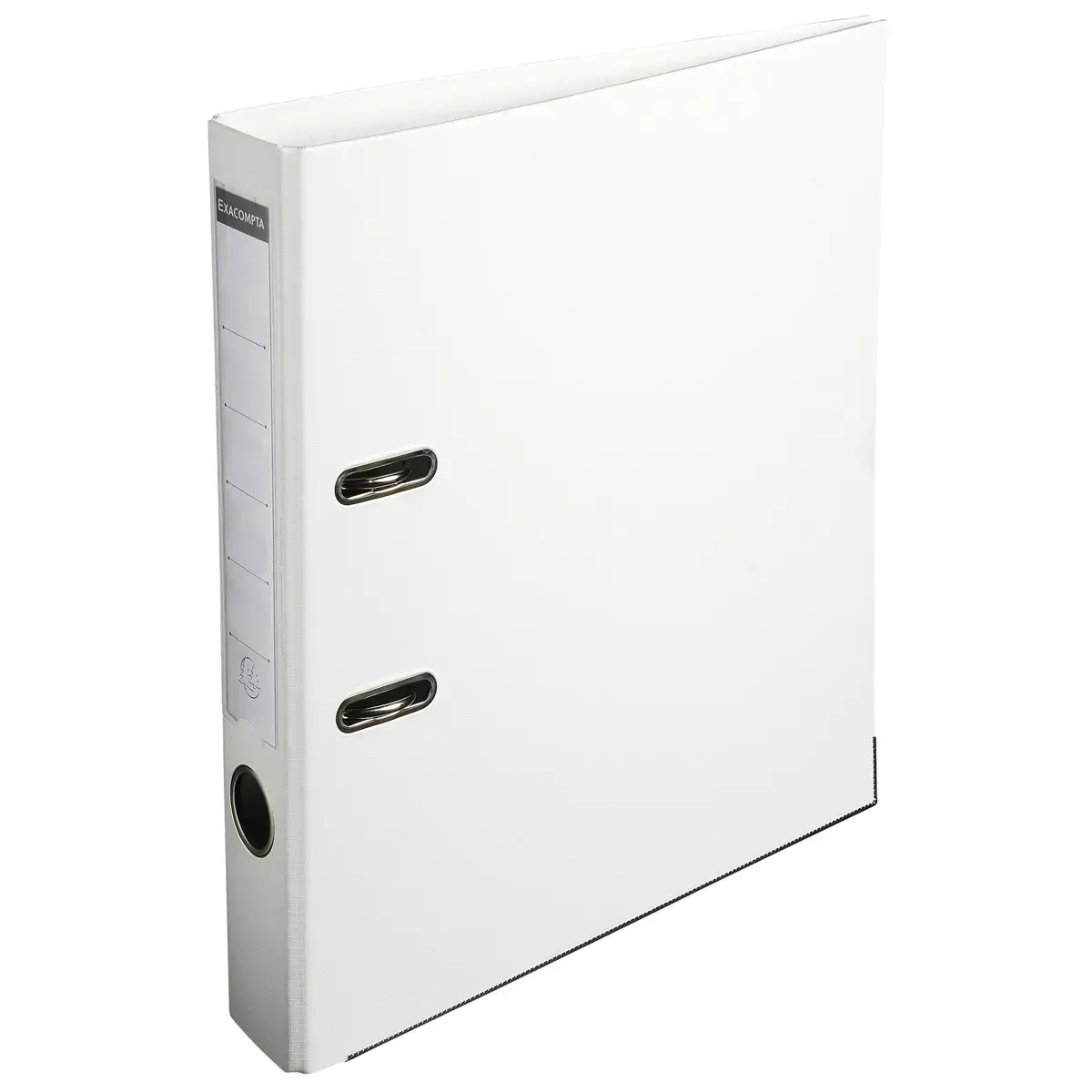 Classeur à levier polypropylène dos de 50mm - A4. - Blanc - EXACOMPTA