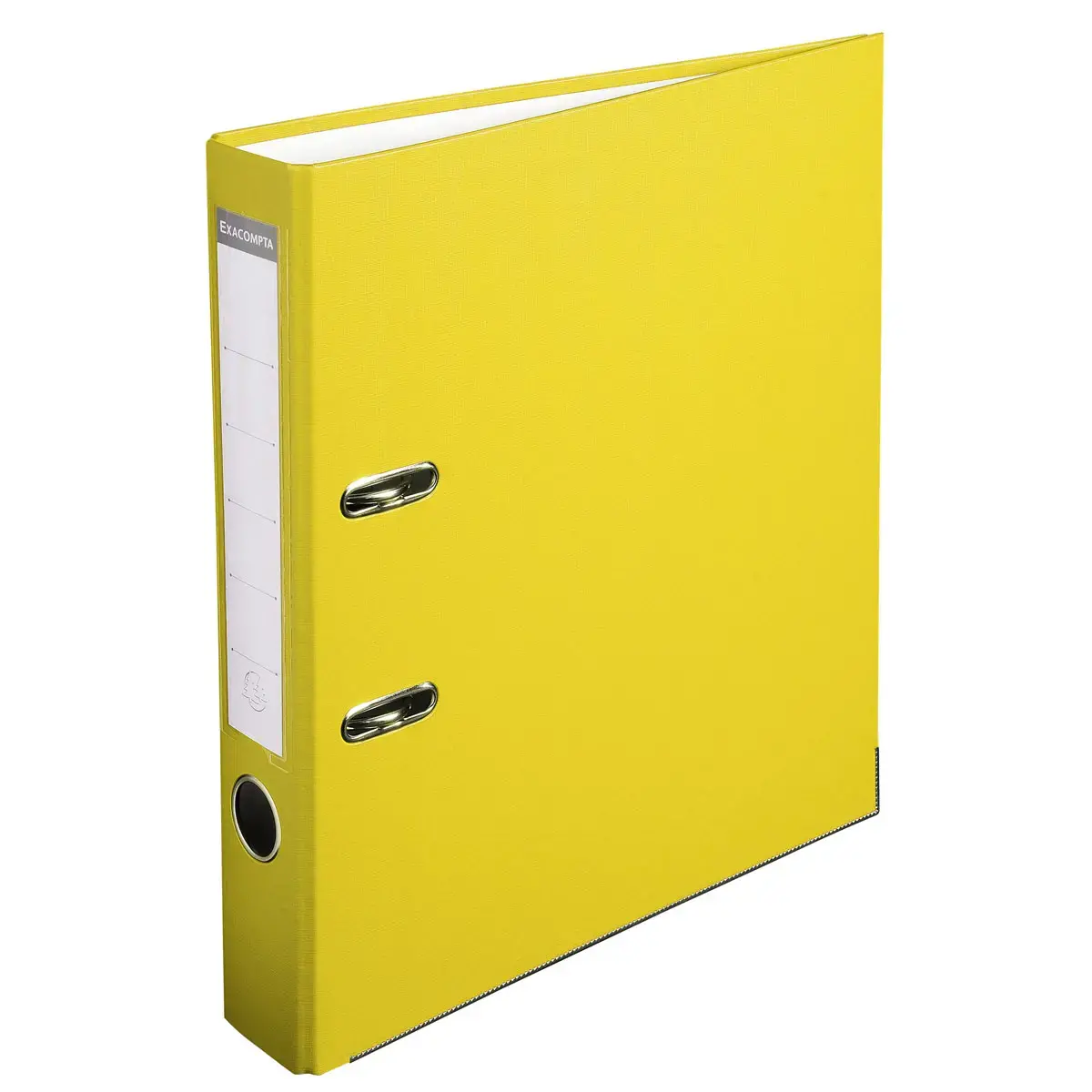 Classeur à levier polypropylène dos de 50mm - A4. - Jaune - EXACOMPTA