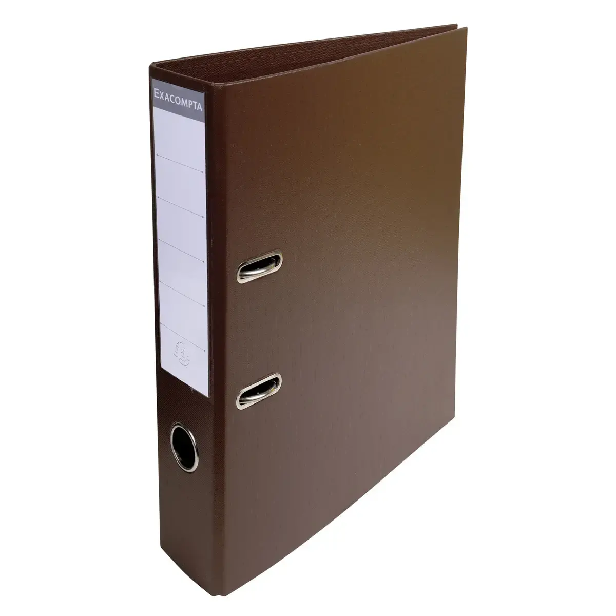 Classeur à levier PVC A4 dos de 70mm. - Marron - EXACOMPTA
