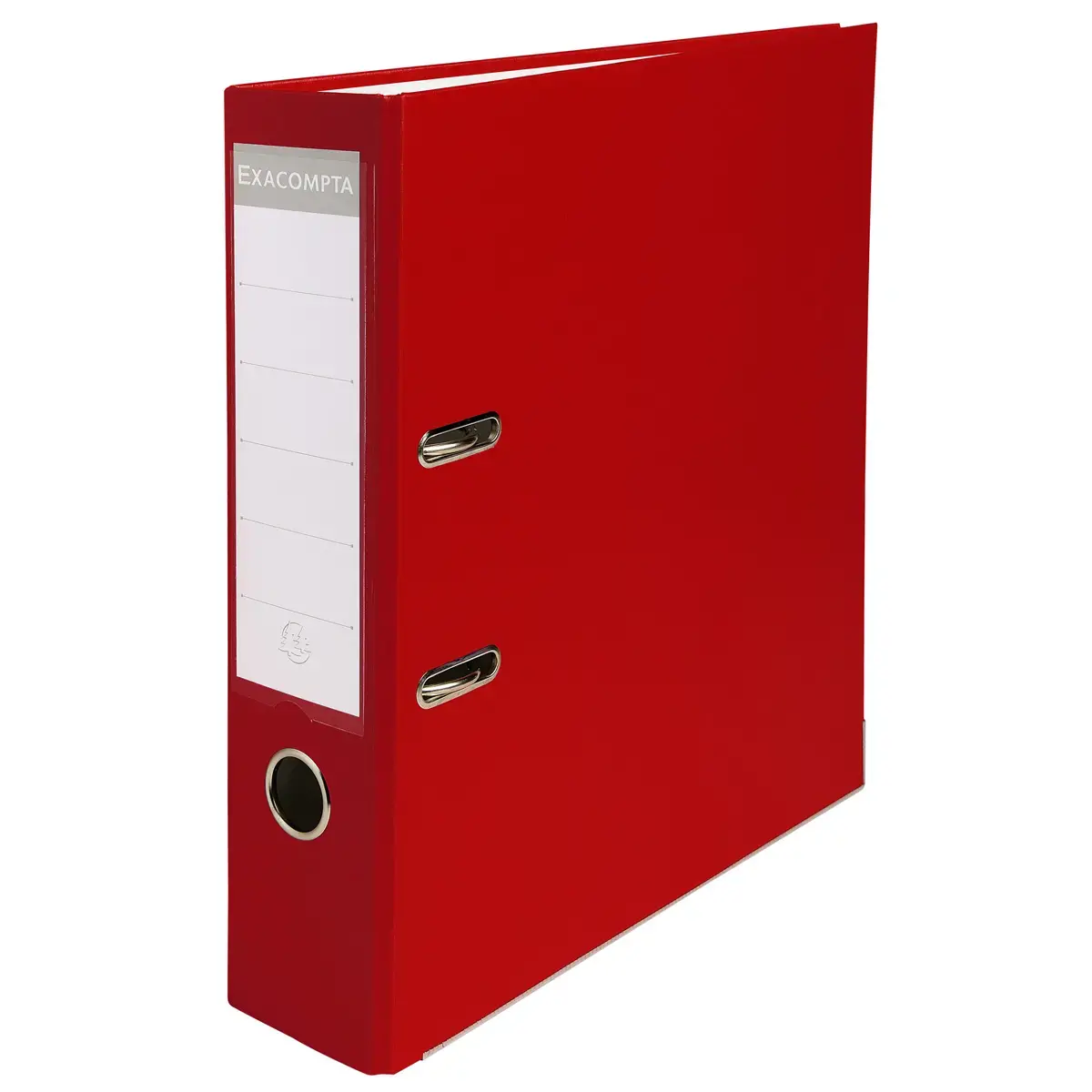 Classeur à levier polypropylène - 75 mm - Rouge - EXACOMPTA