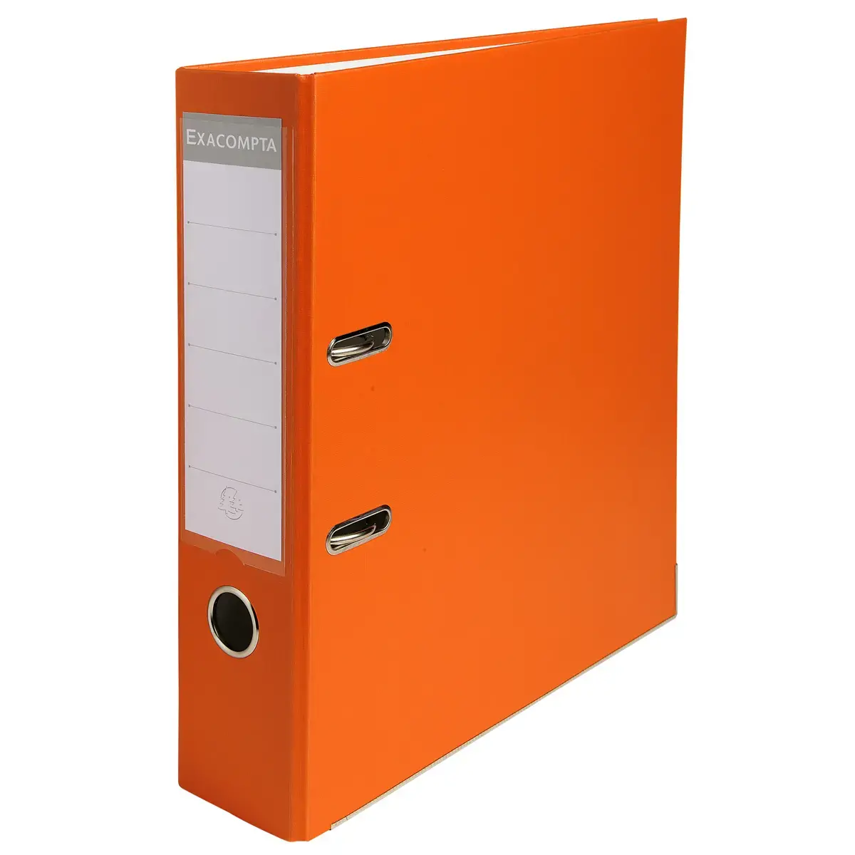 Classeur à levier polypropylène - Dos de 75 mm - Orange - EXACOMPTA