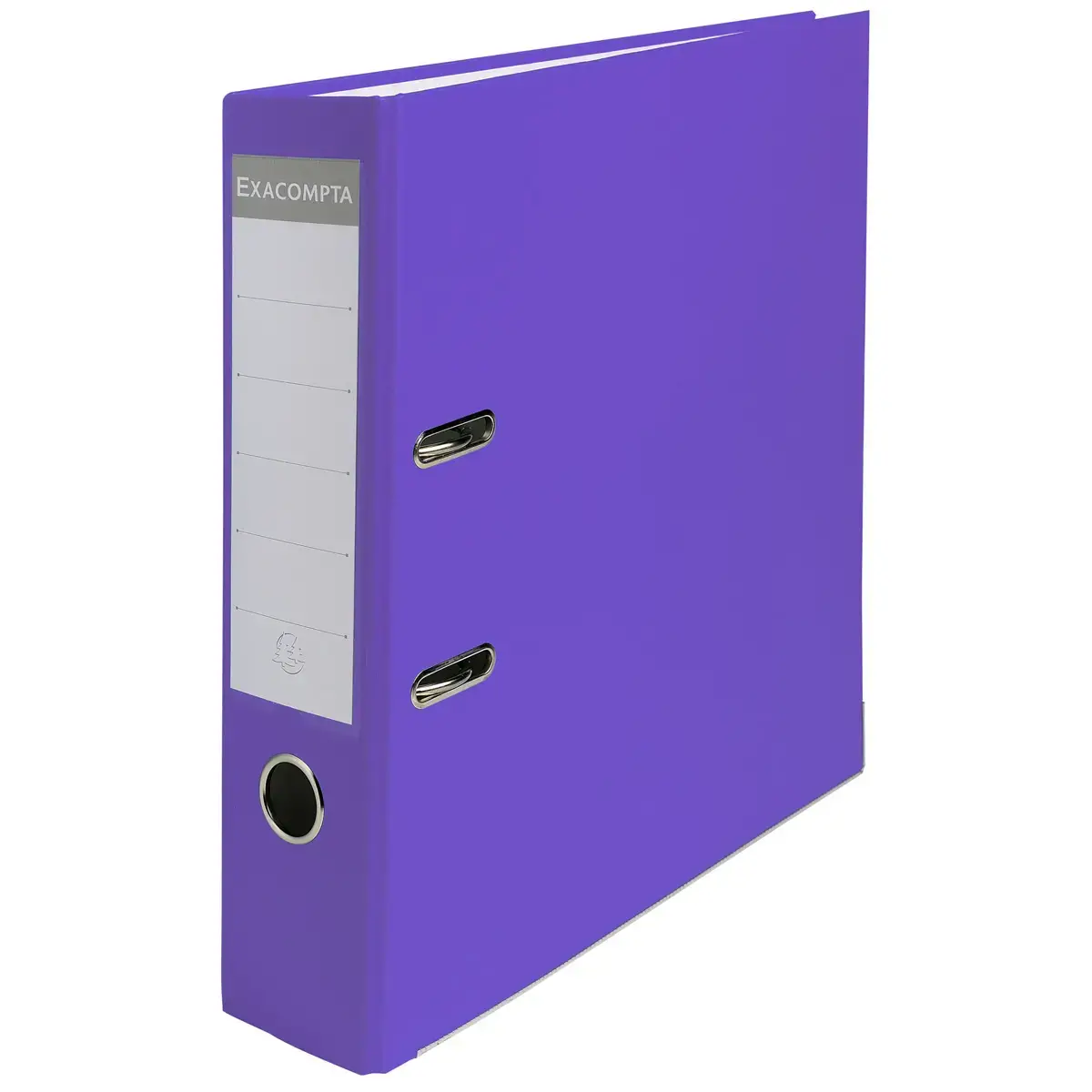 Classeur à levier polypropylène - Dos de 75 mm - Lilas - EXACOMPTA