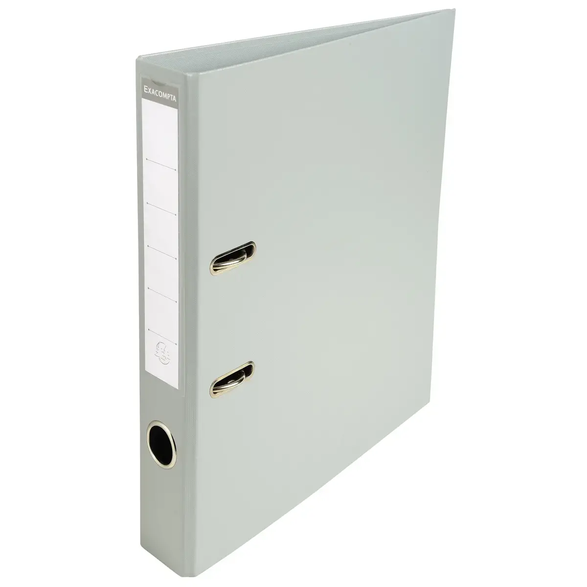 Classeur à levier PVC A4 dos de 50mm. - Gris - EXACOMPTA