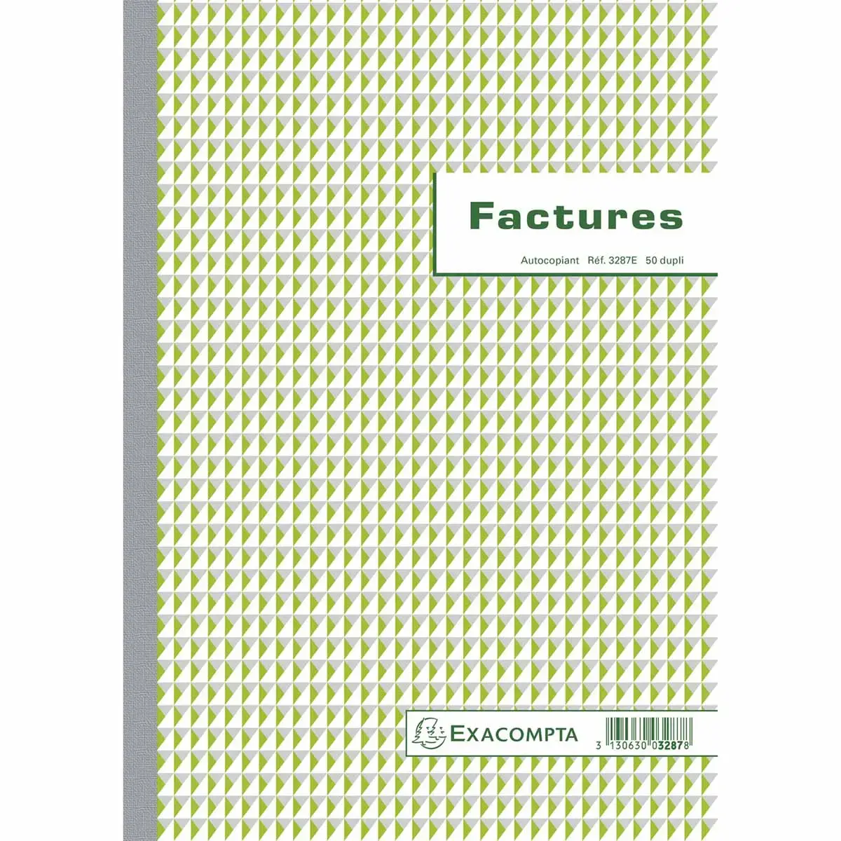 Manifold Factures avec mention TVA 29,7x21cm 50 feuillets dupli autocopiants - EXACOMPTA 