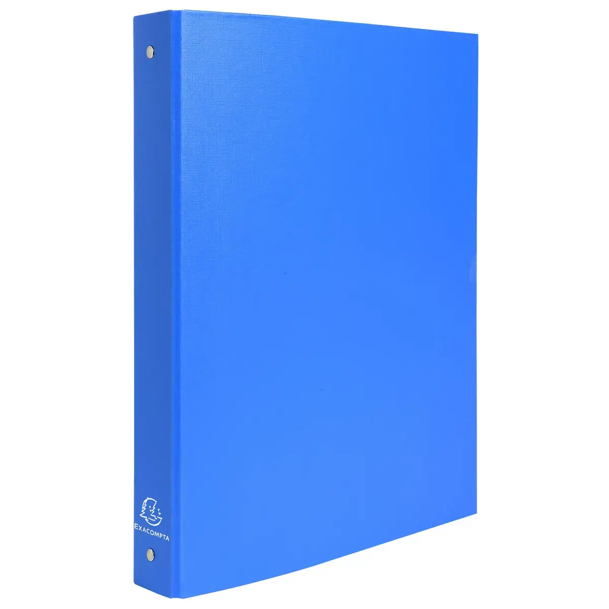 Classeur rembord&eacute; polypropyl&egrave;ne 4 anneaux 30mm - A4 - Bleu clair - EXACOMPTA 