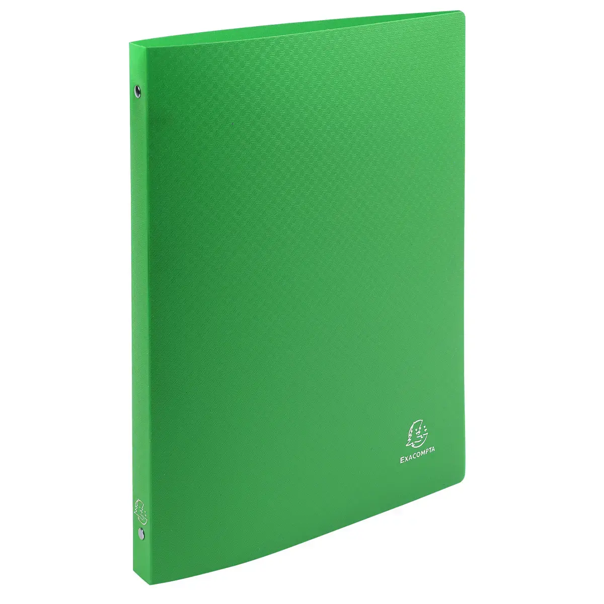 Classeur 4 anneaux 15mm polypropylène OPAK - A4 - Vert clair - EXACOMPTA