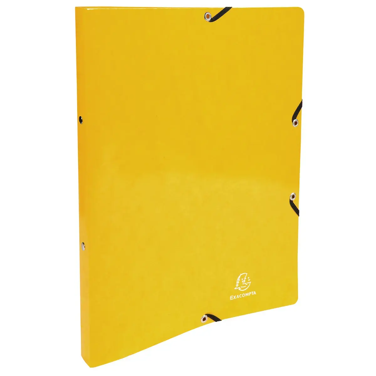Classeur à élastiques 2 anneaux 15mm Iderama - A4 - Jaune - EXACOMPTA