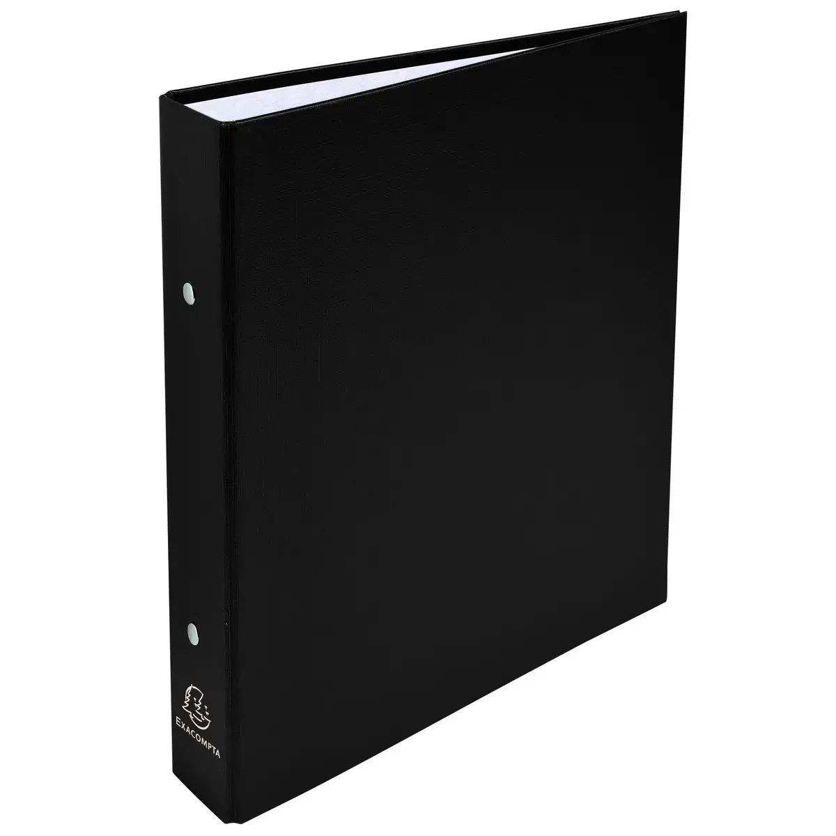 Classeur rembord&eacute; prolypropyl&egrave;ne 2 anneaux 30mm - A5 - Noir - EXACOMPTA 