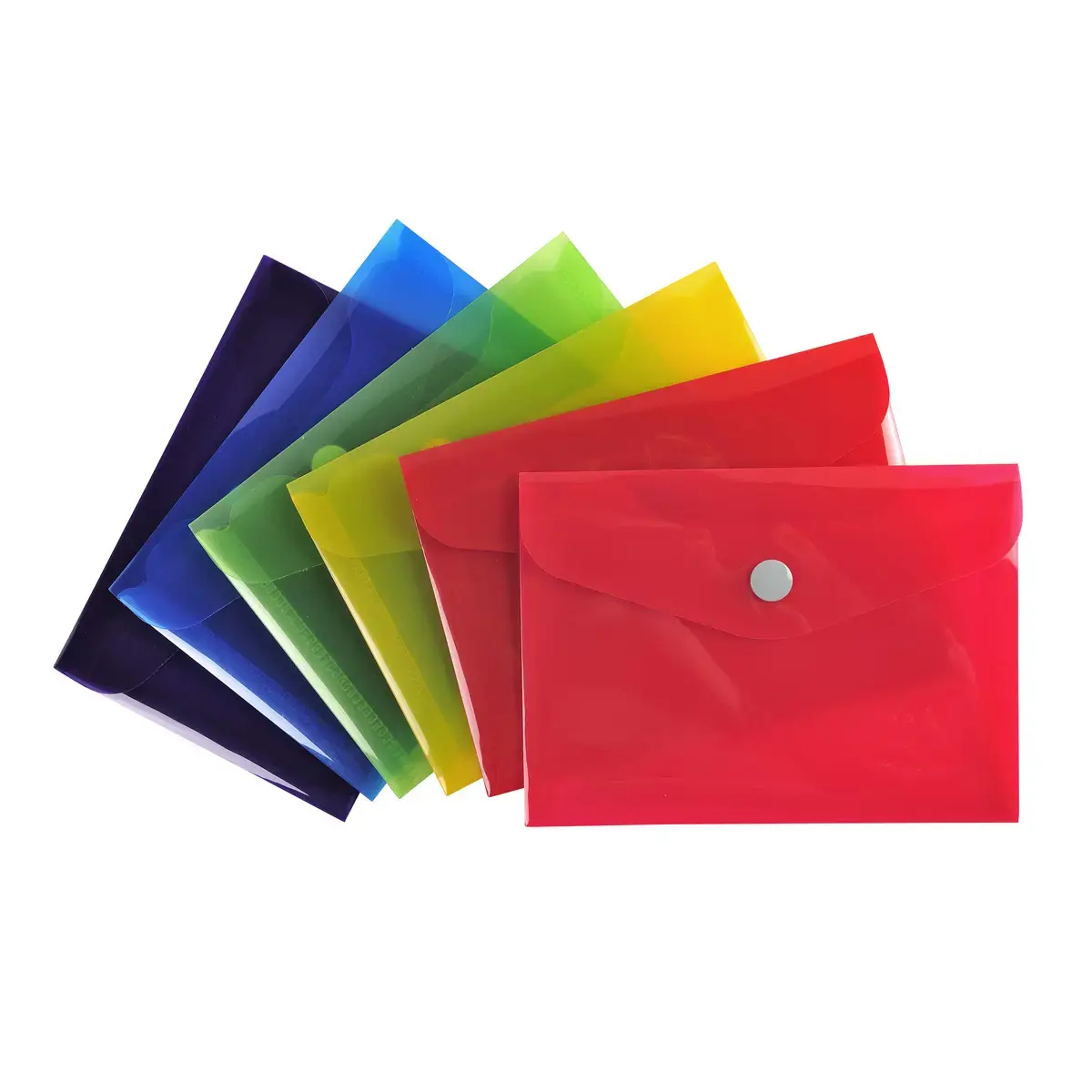 Pochette pression Iderama en polypropylène - Couleurs assorties - Exacompta