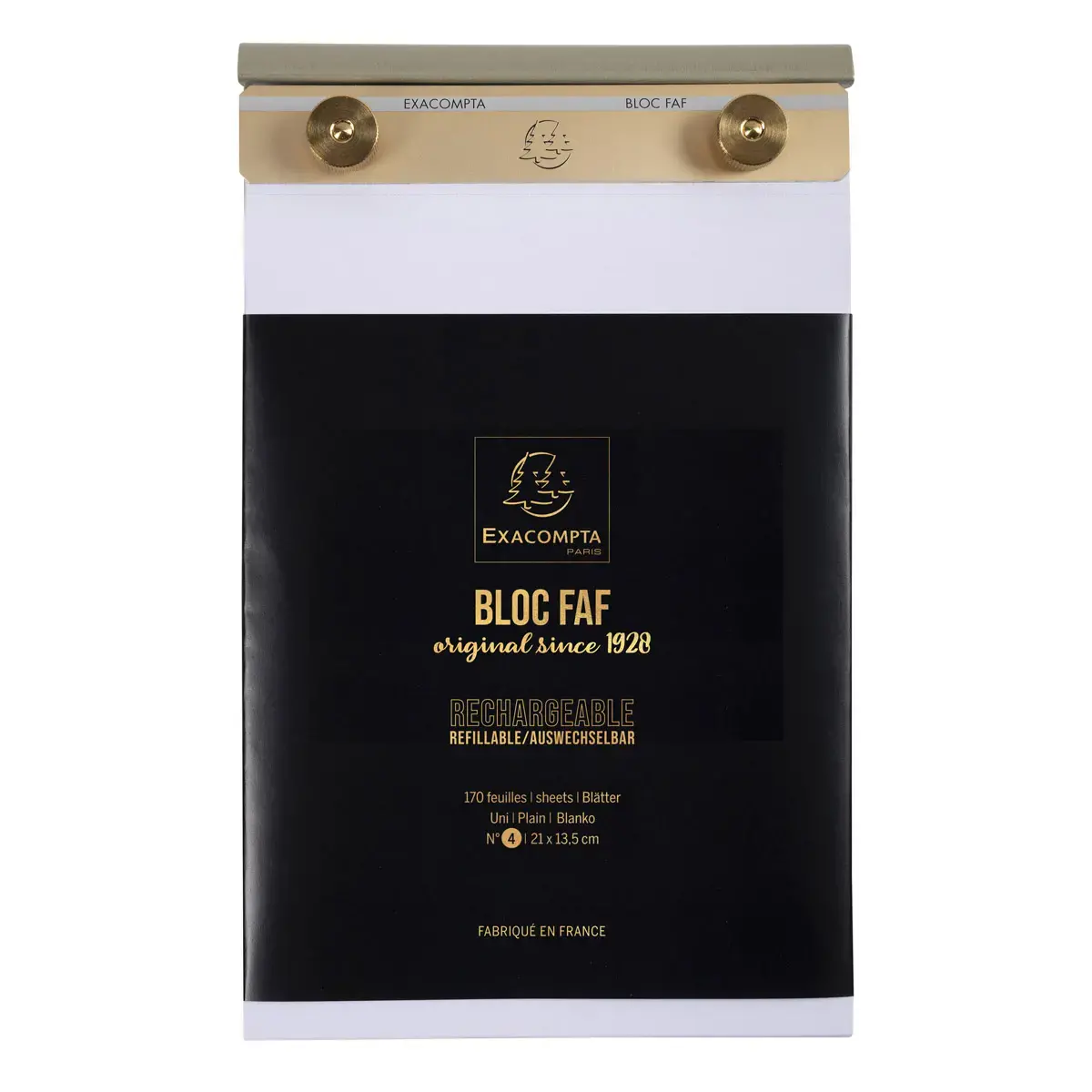 Bloc FAF complet 21x13,5cm N.4 uni - EXACOMPTA 