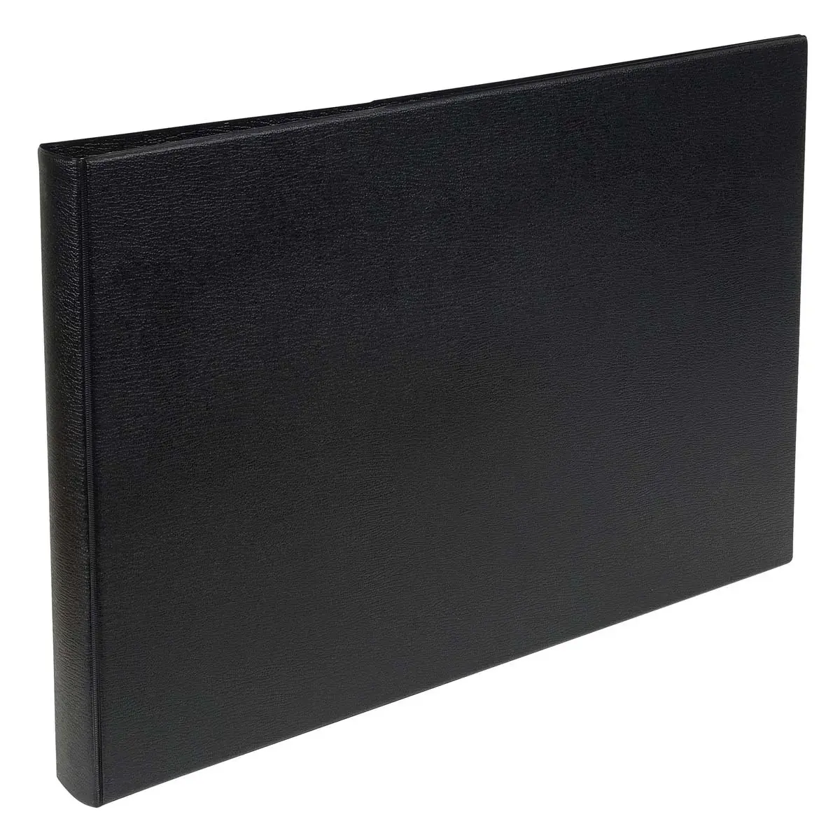 Classeur rembord&eacute; PVC dos rond 4 anneaux 30mm - A3 horizontal - Noir - EXACOMPTA 