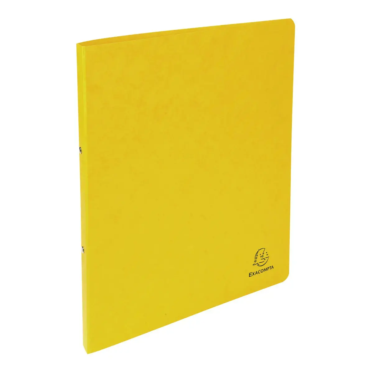 Classeur 2 anneaux 15 mm Carte lustrée - A4 - Jaune - Exacompta