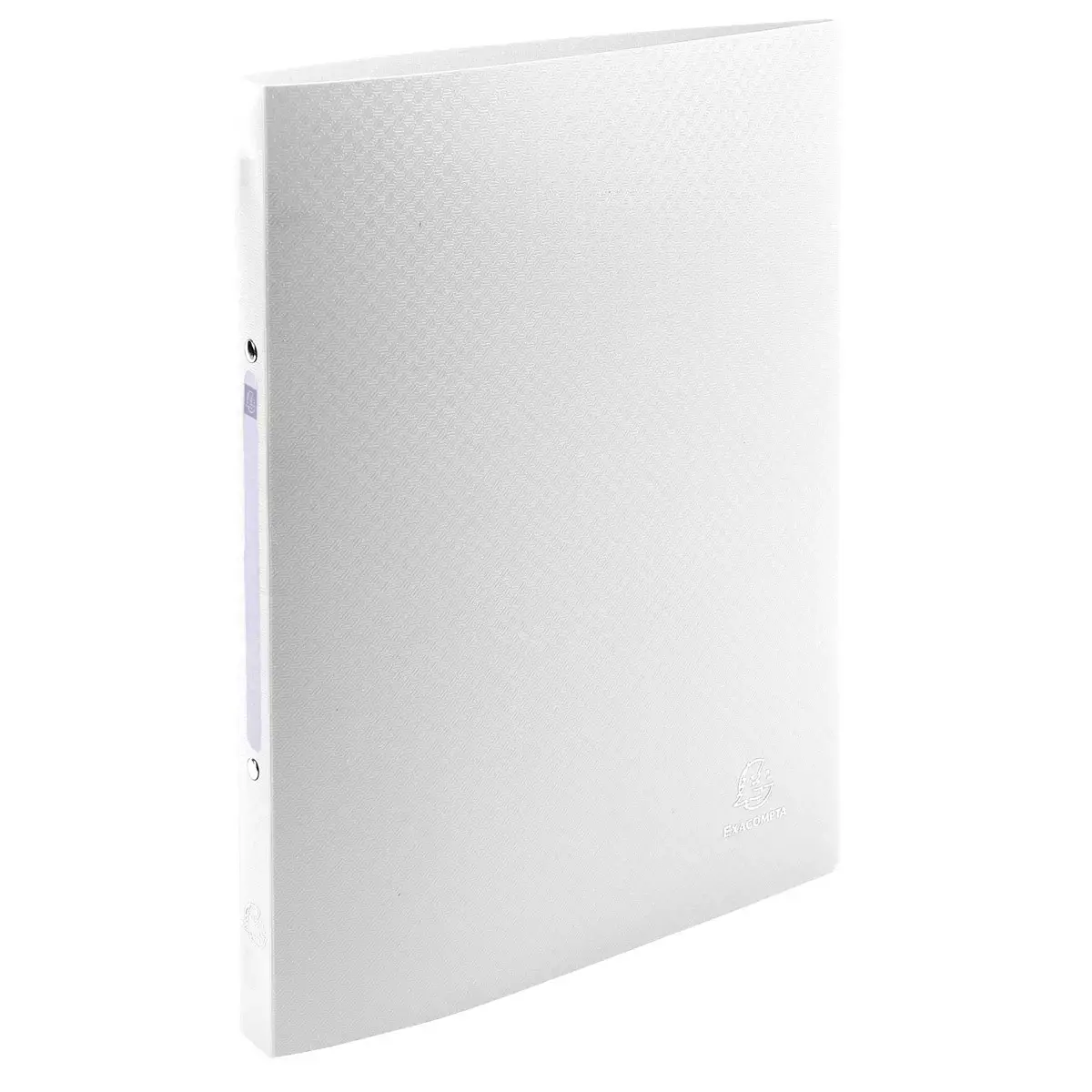 Classeur 2 anneaux 15mm polypropylène OPAK - A4 - Blanc - EXACOMPTA