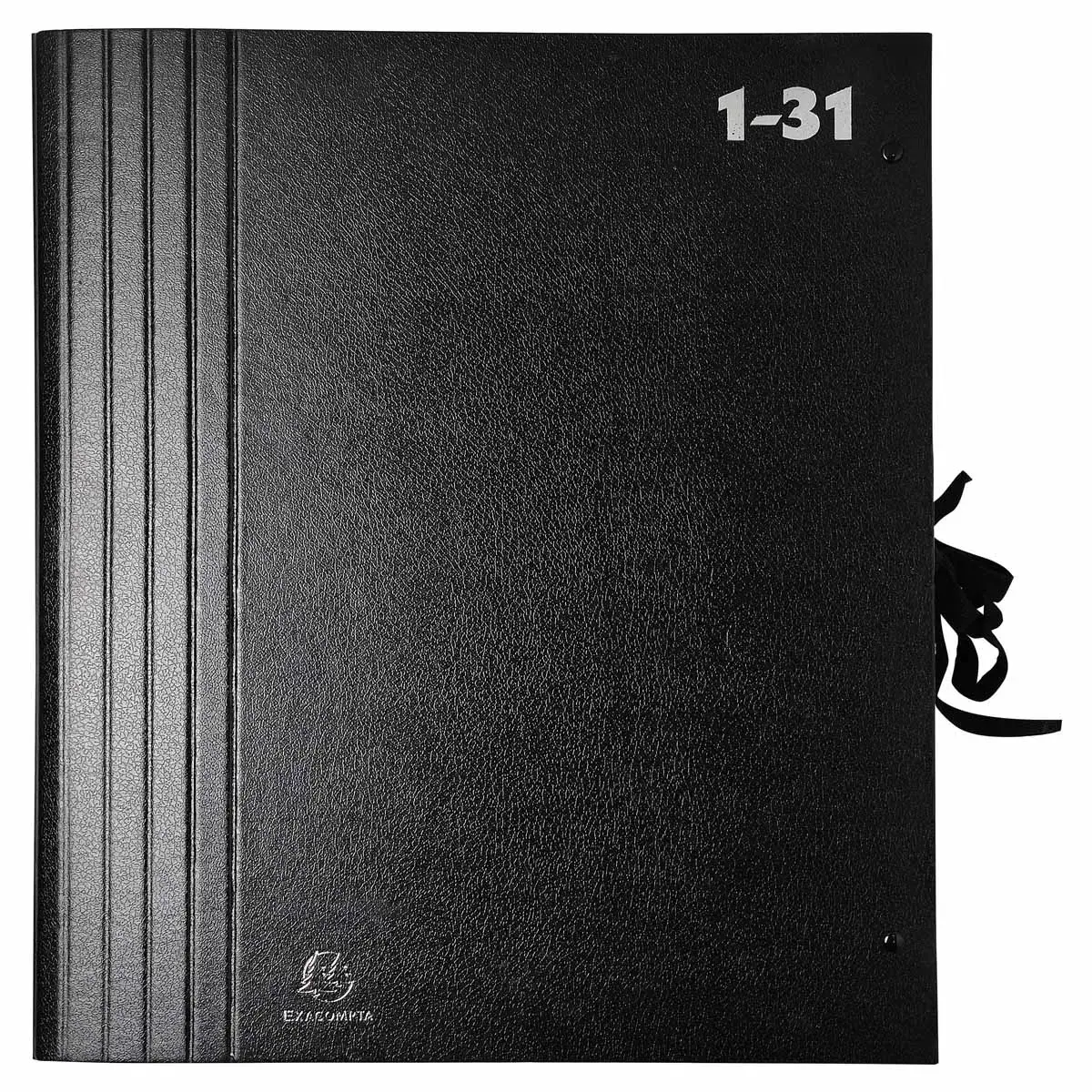 Trieur accordéon grande capacité 32 compartiments numériques - Noir - EXACOMPTA