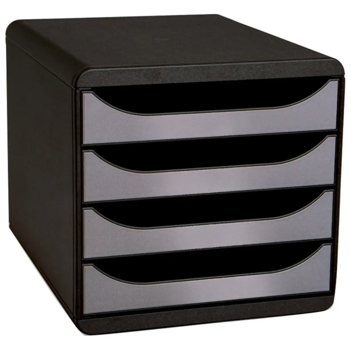 BIG-BOX Pastel noir/pastel glossy - Noir/argent - EXACOMPTA 