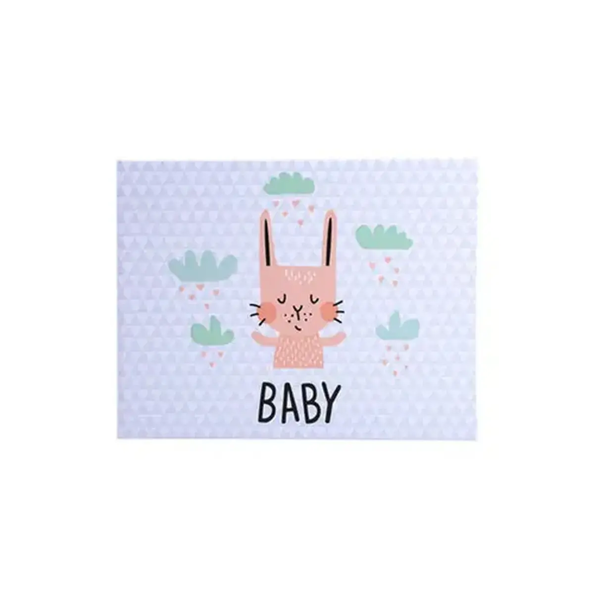 Album photos livre 30 pages blanches - Format 28,5x22cm - BABY vert - Gris - EXACOMPTA 