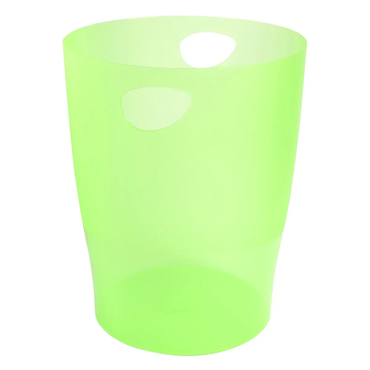 ECOBIN Corbeille &agrave; papier - Vert pomme translucide - EXACOMPTA 