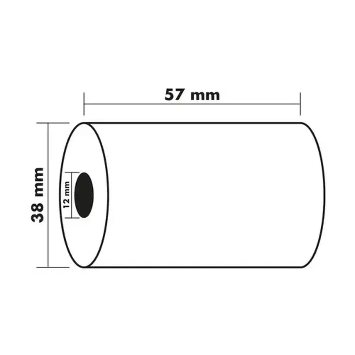 Bob 1pli offset 60 g 57 x 38x12 (par10) - Exacompta 