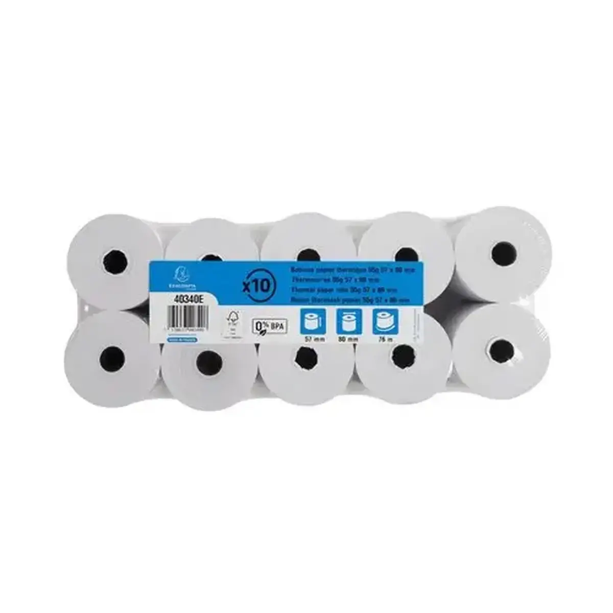 Bob 1pli therm 55g 57x80mm-76m (par10) 