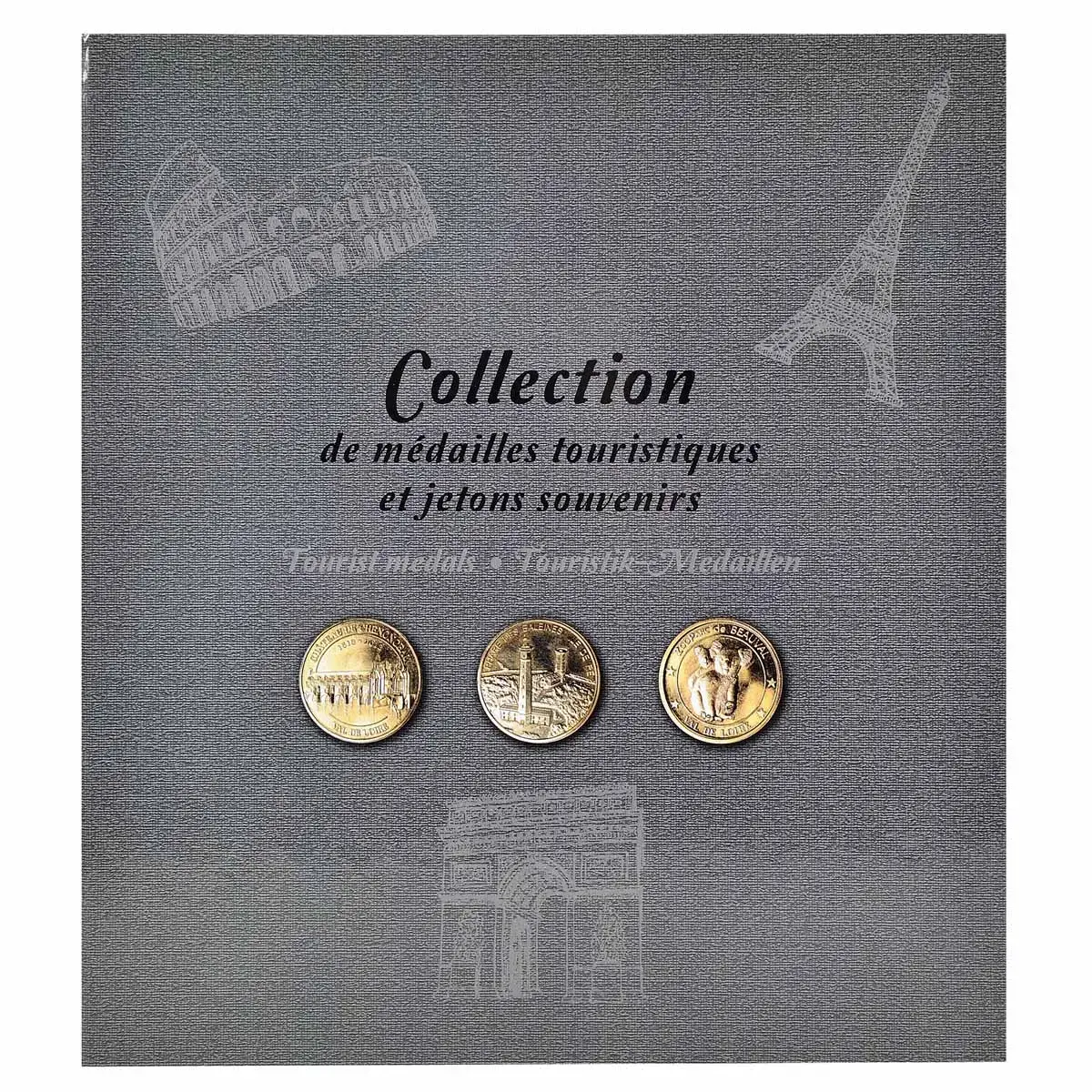 Album carton pr 50 medailles touristique - Exacompta 