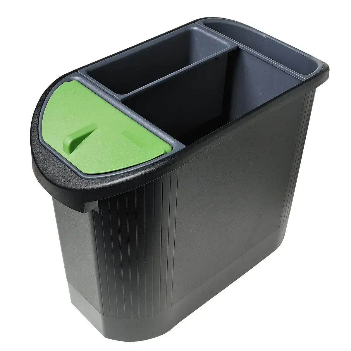 Corb. papier Ecologic noir/anthracite 
