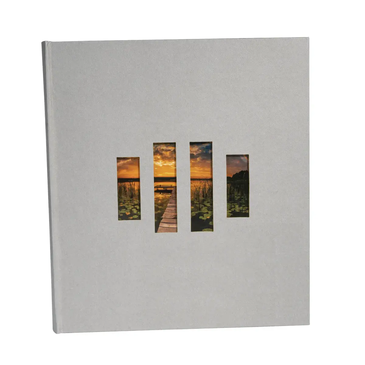 Album livre 60p noir 29x32cm MILANO Gris 
