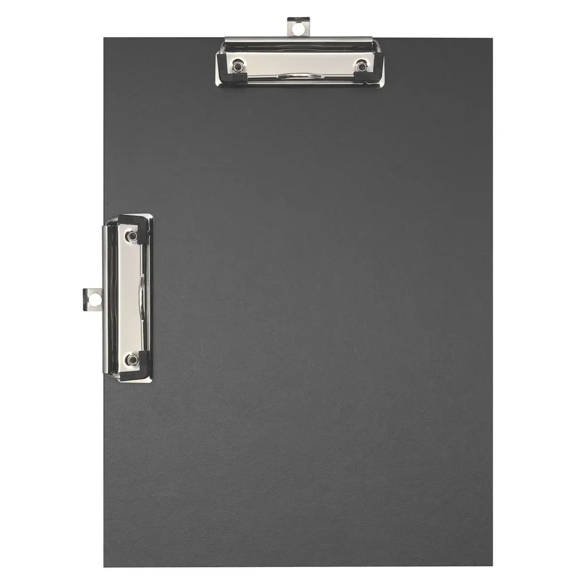 Porte-bloc double clips papier A4 noir