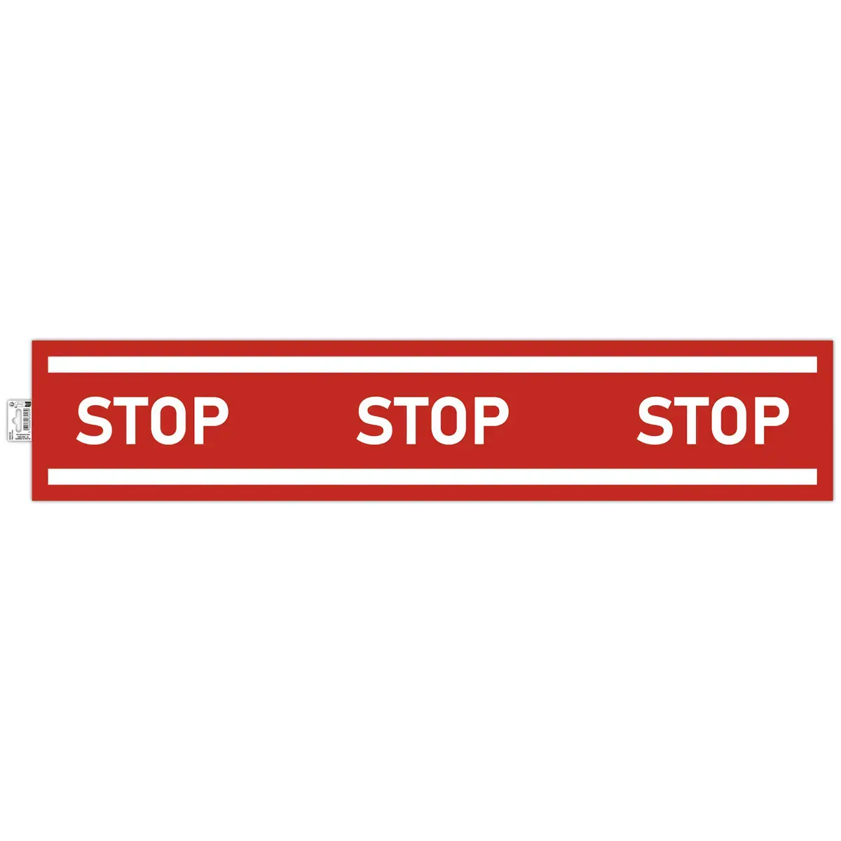 Panneau adhesif bande stop 100cm