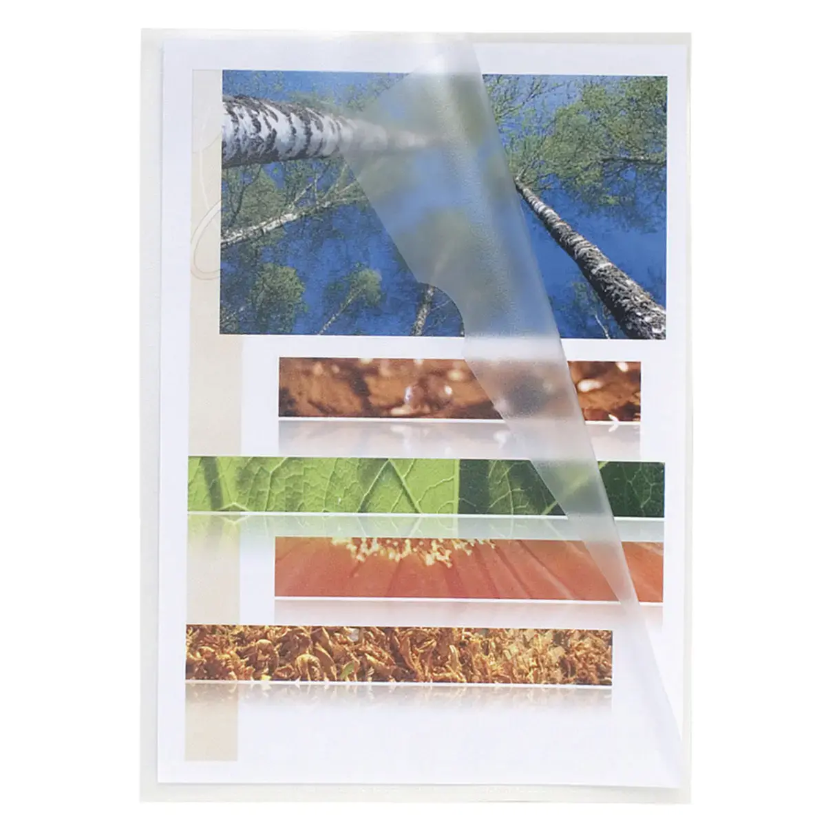 Sachet 100 poch.Coin PP Lisse cristal A5