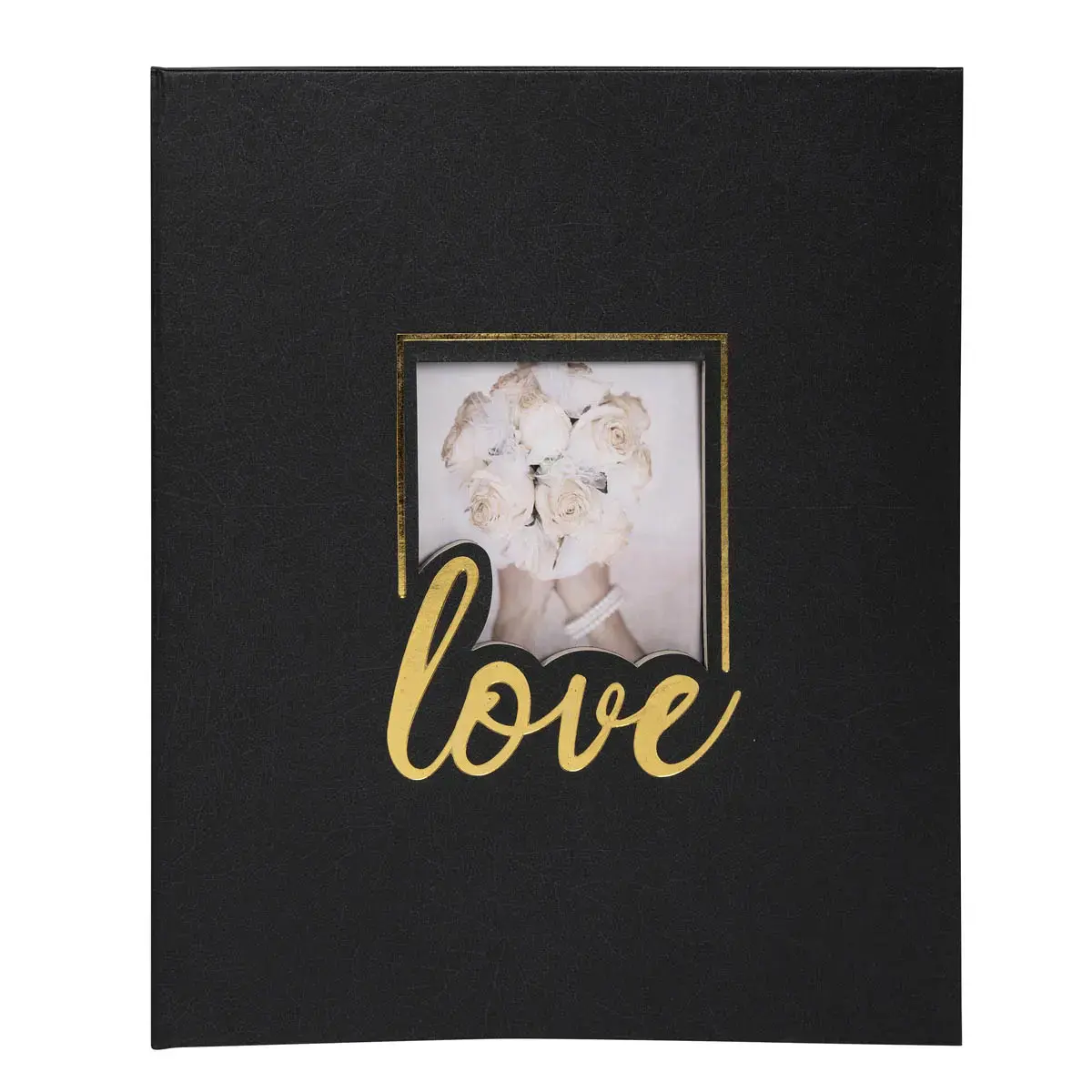 Livre album LOVE - 60 pages - 29 x 32 cm - Noir - Exacompta