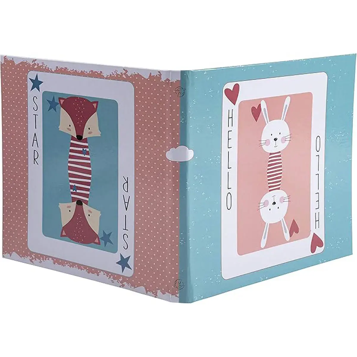 Livre album CARTE - 30 pages - 25 x 25 cm - Rose et bleu - Exacompta 