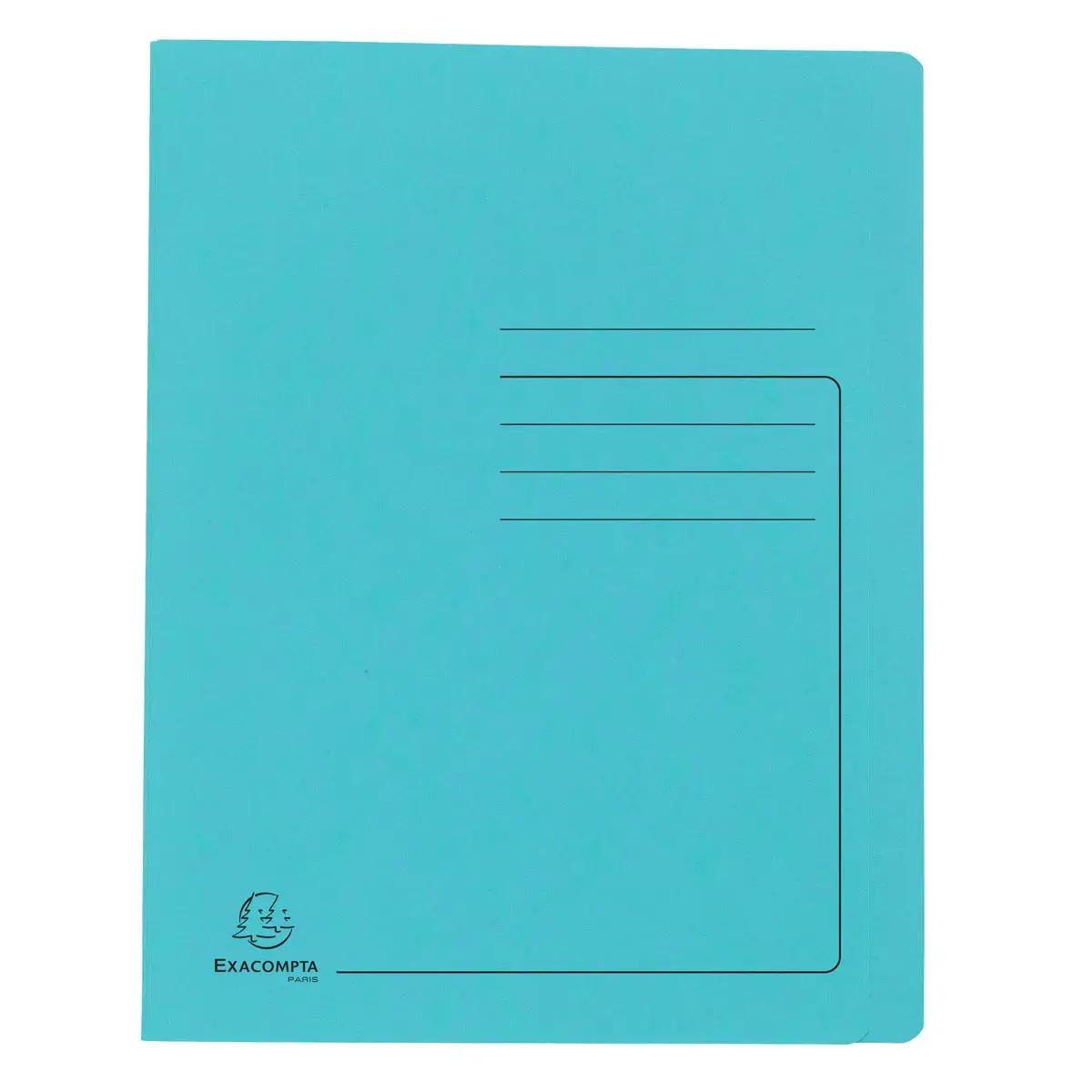 Chemise a lamelles C.L 355g A4 turquoise