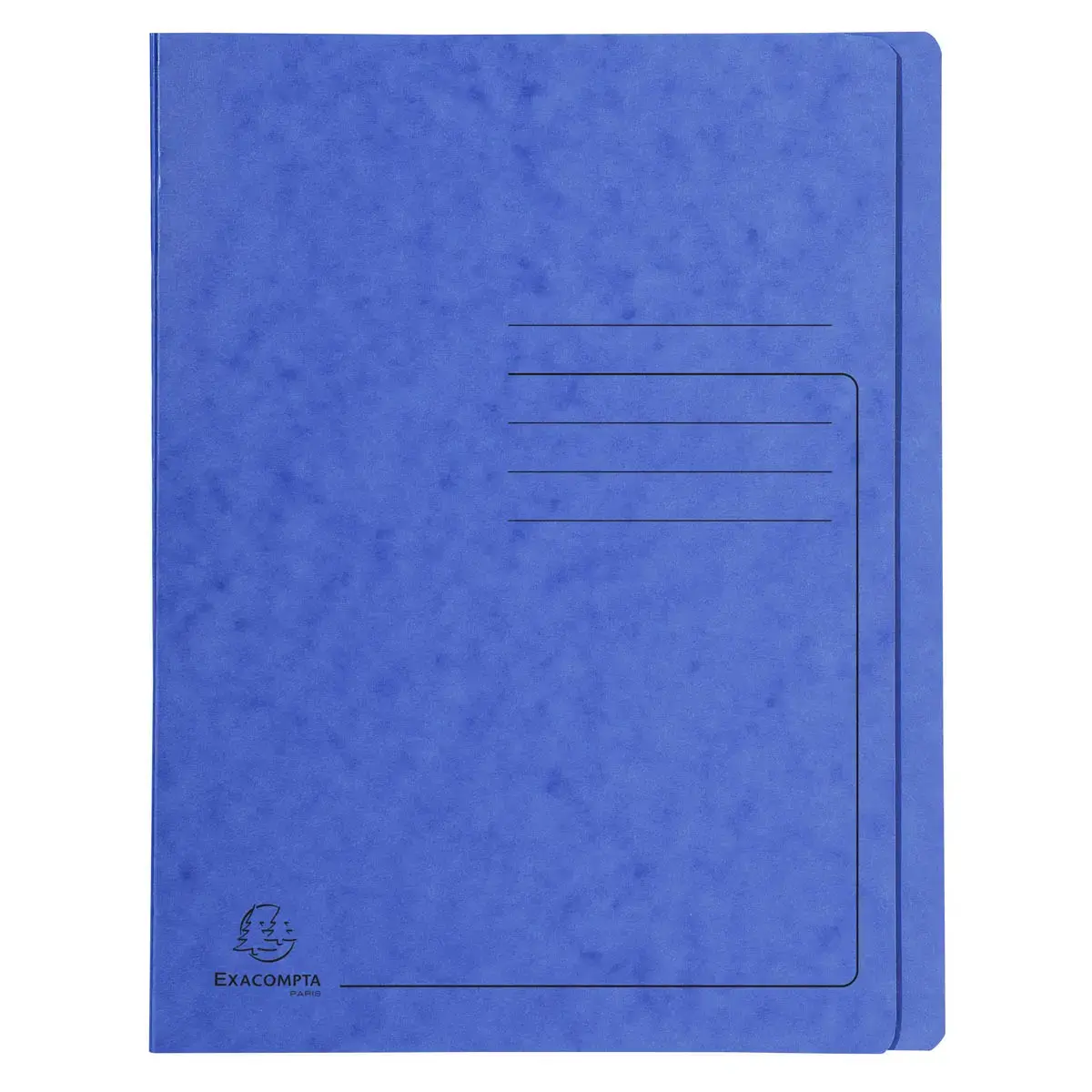 Chemise a lamelles C.L 355g A4 bleu