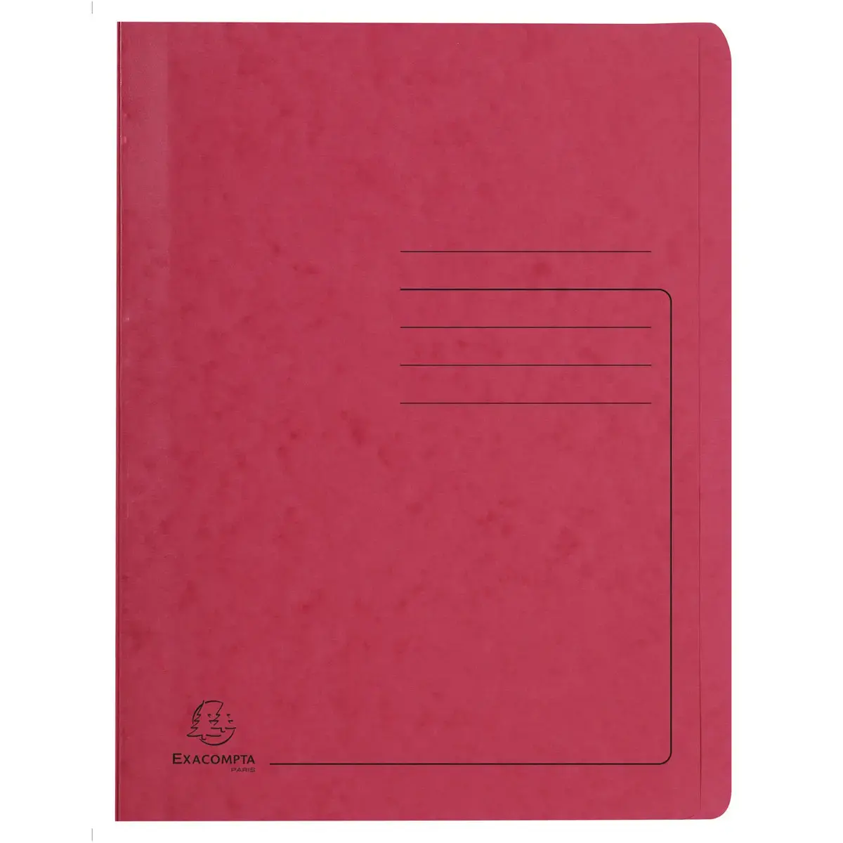Chemise a lamelles C.L 355g A4 rouge