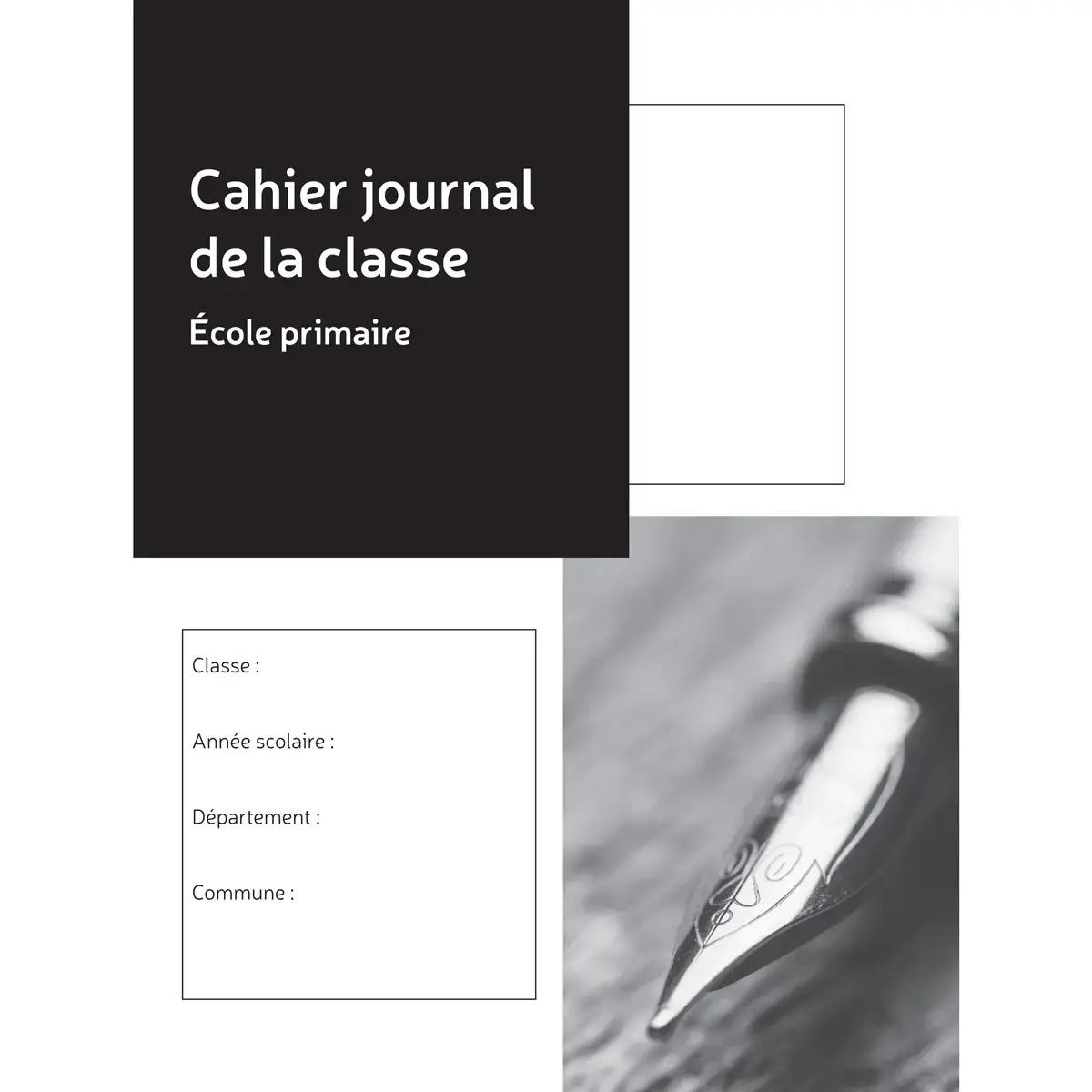 Cahier journal de classe - 32 x 24 cm - 96 pages - FSC&reg; - Le Dauphin 