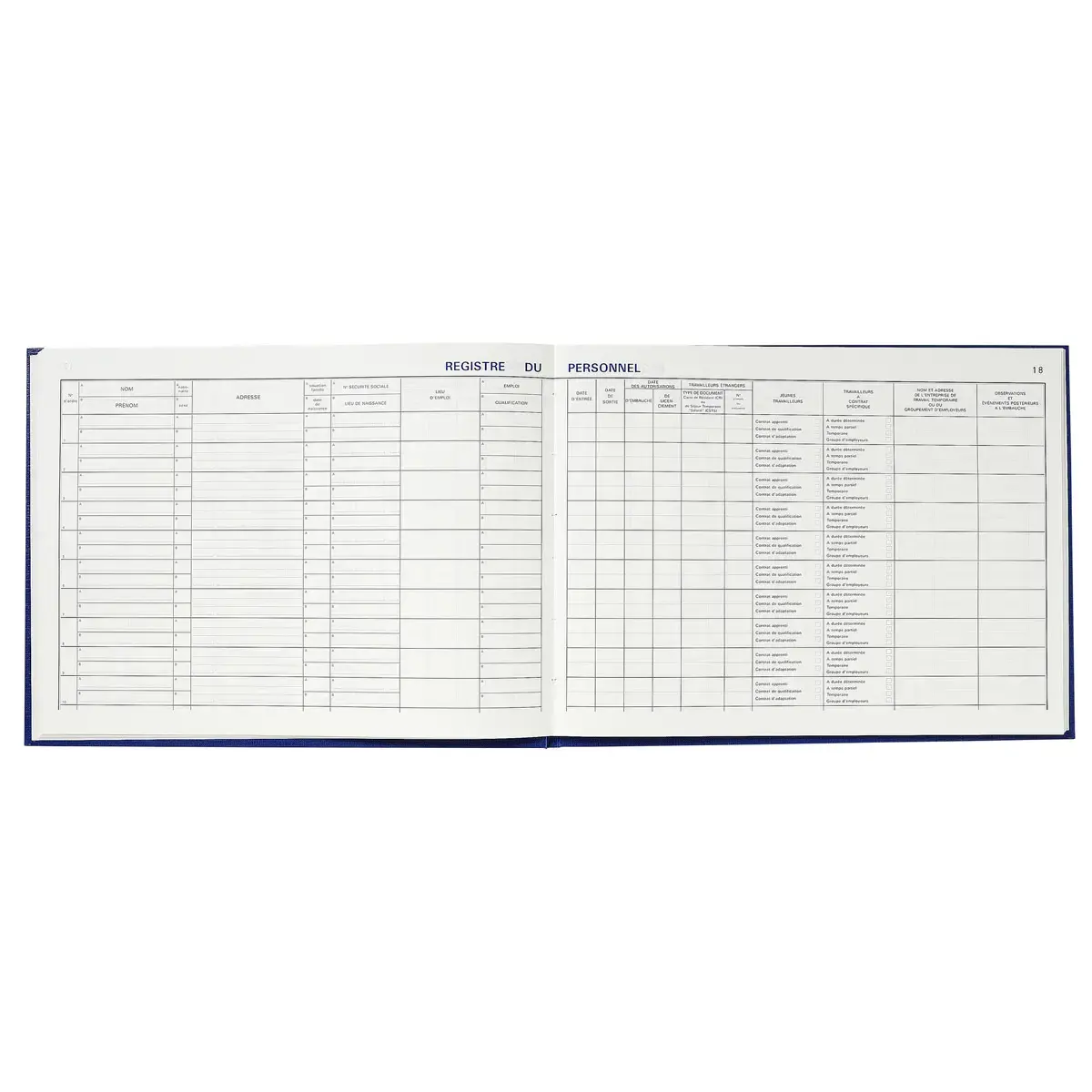 REG.DU PERSONNEL PIQURE 96 PAGES 240X322 
