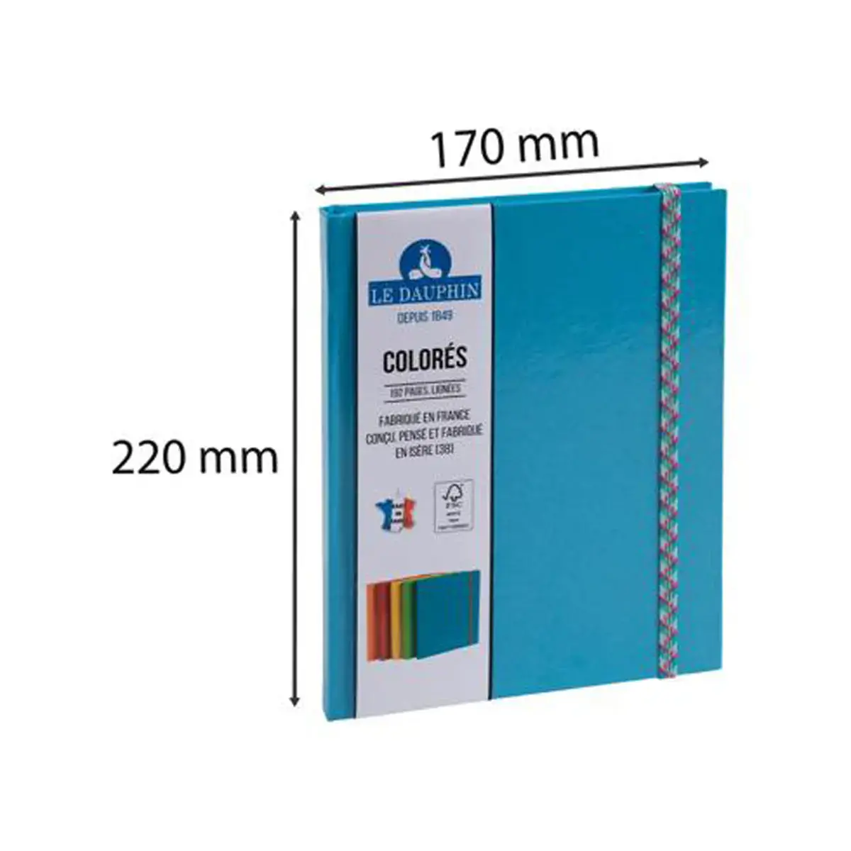 REG IDERAMA 220x170 192P LIGNE BLEU FSC®