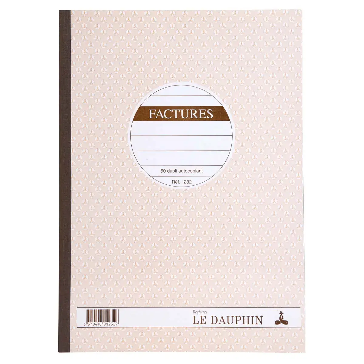 Carnet de factures autocopiant - A4 - 50 feuilles en duplicata - Le Dauphin 