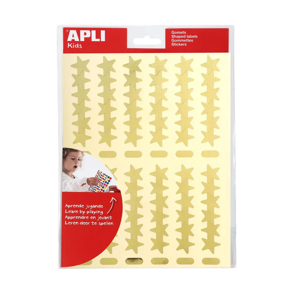 Etoiles or et argent 4 feuilles - Apli 